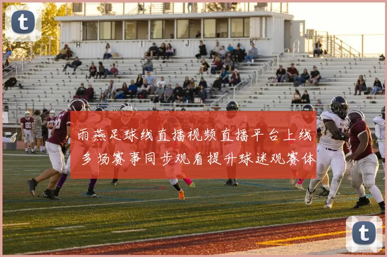 雨燕足球线直播视频直播平台上线 多场赛事同步观看提升球迷观赛体验